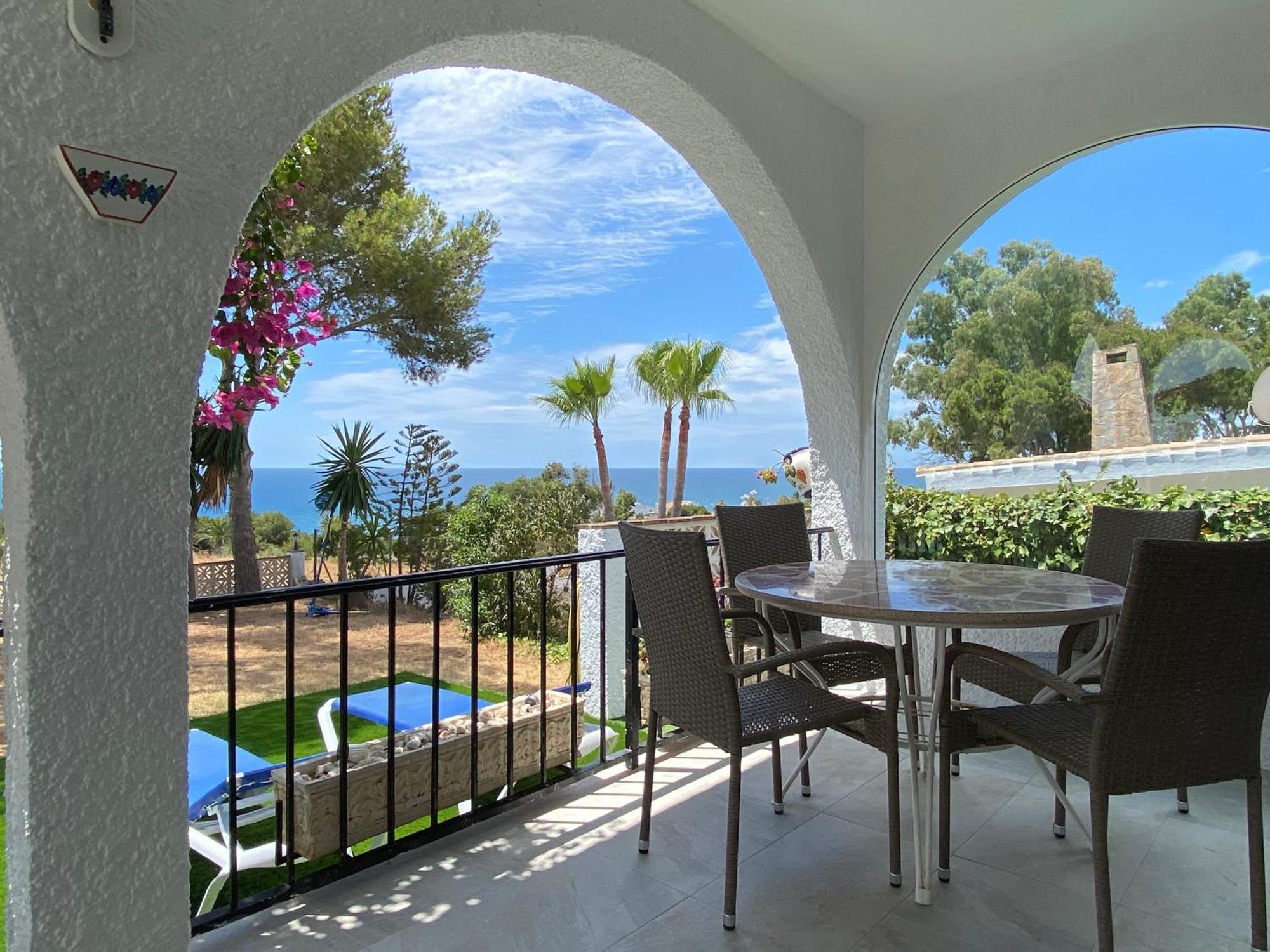 לה קאלה דה מיחאס Independent Villa Beach House El Bosque מראה חיצוני תמונה