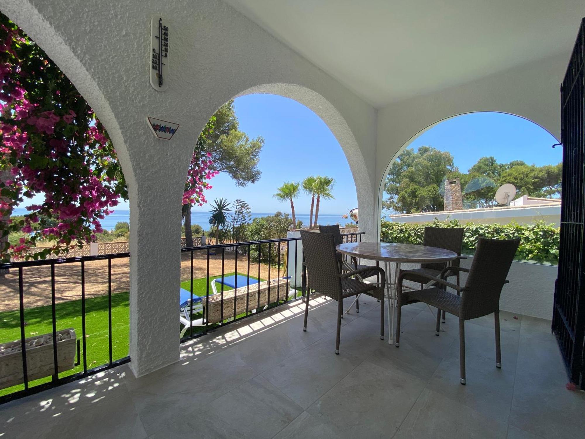 לה קאלה דה מיחאס Independent Villa Beach House El Bosque מראה חיצוני תמונה