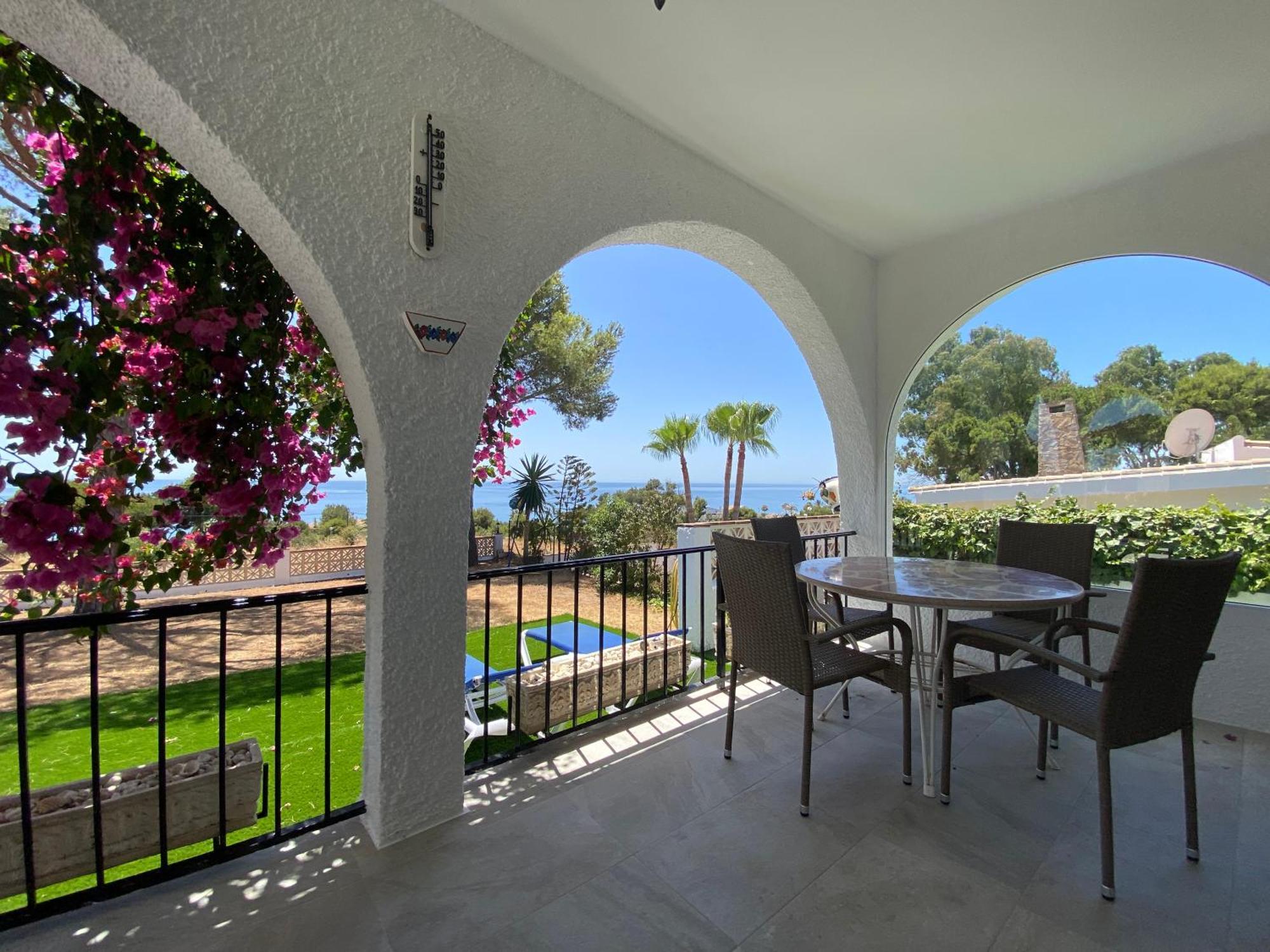 לה קאלה דה מיחאס Independent Villa Beach House El Bosque מראה חיצוני תמונה